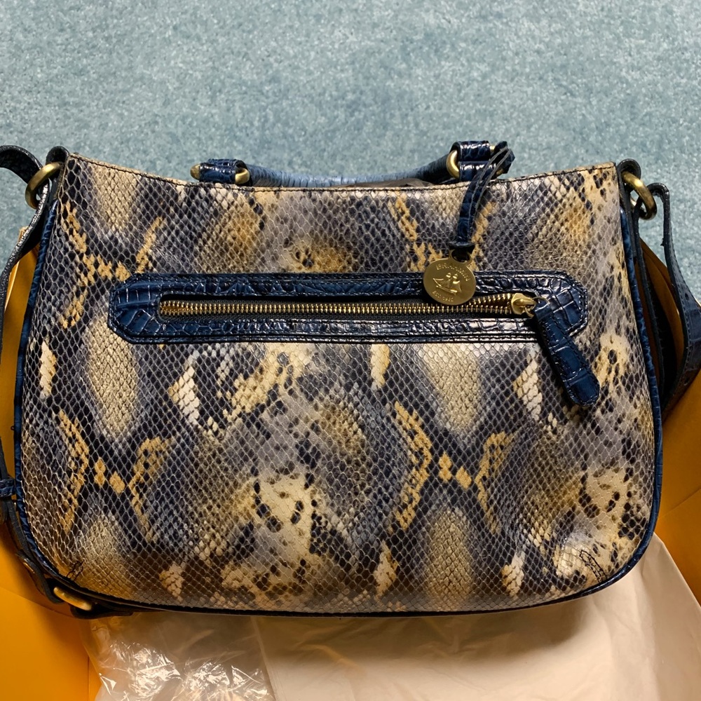 Brahmin Multi colored handles/shoulder bag